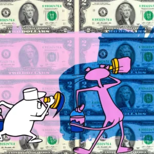 Pink panter 2dollars