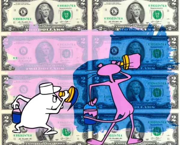 Pink panter 2dollars