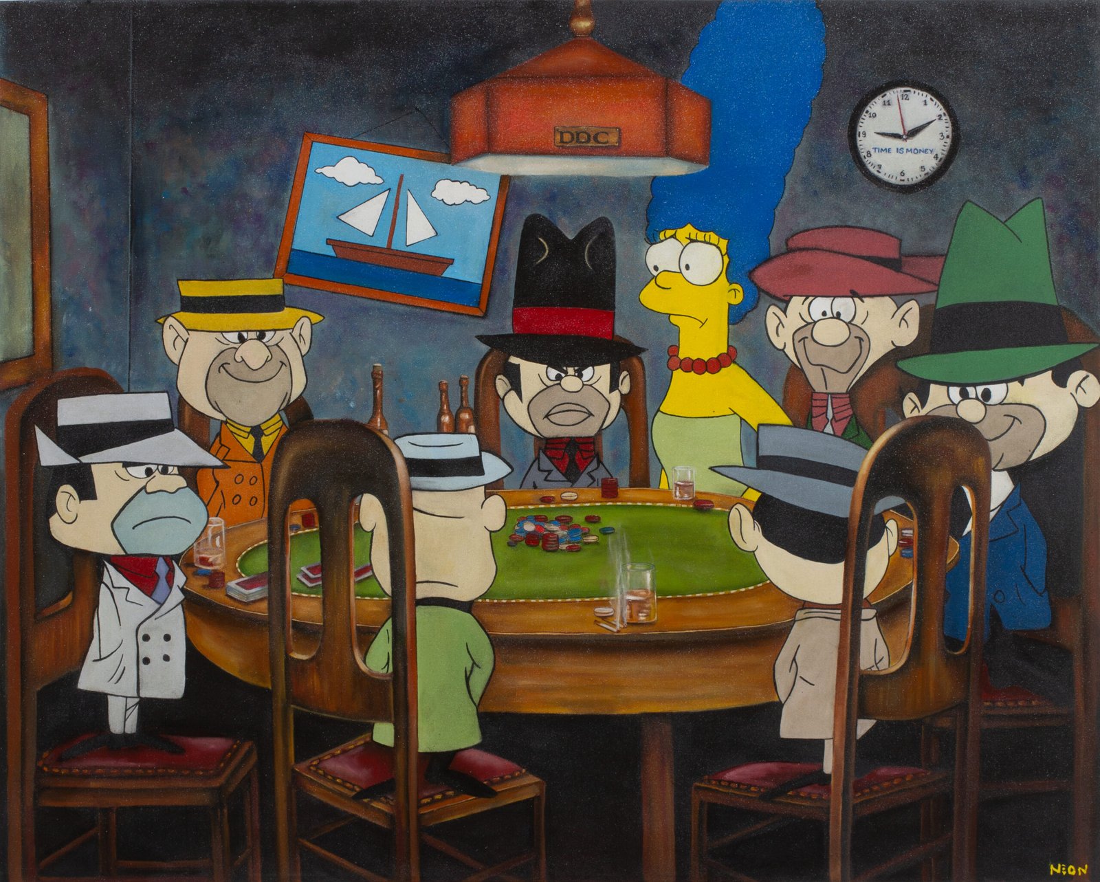 Agosto 12, obra de la serie Cartoons