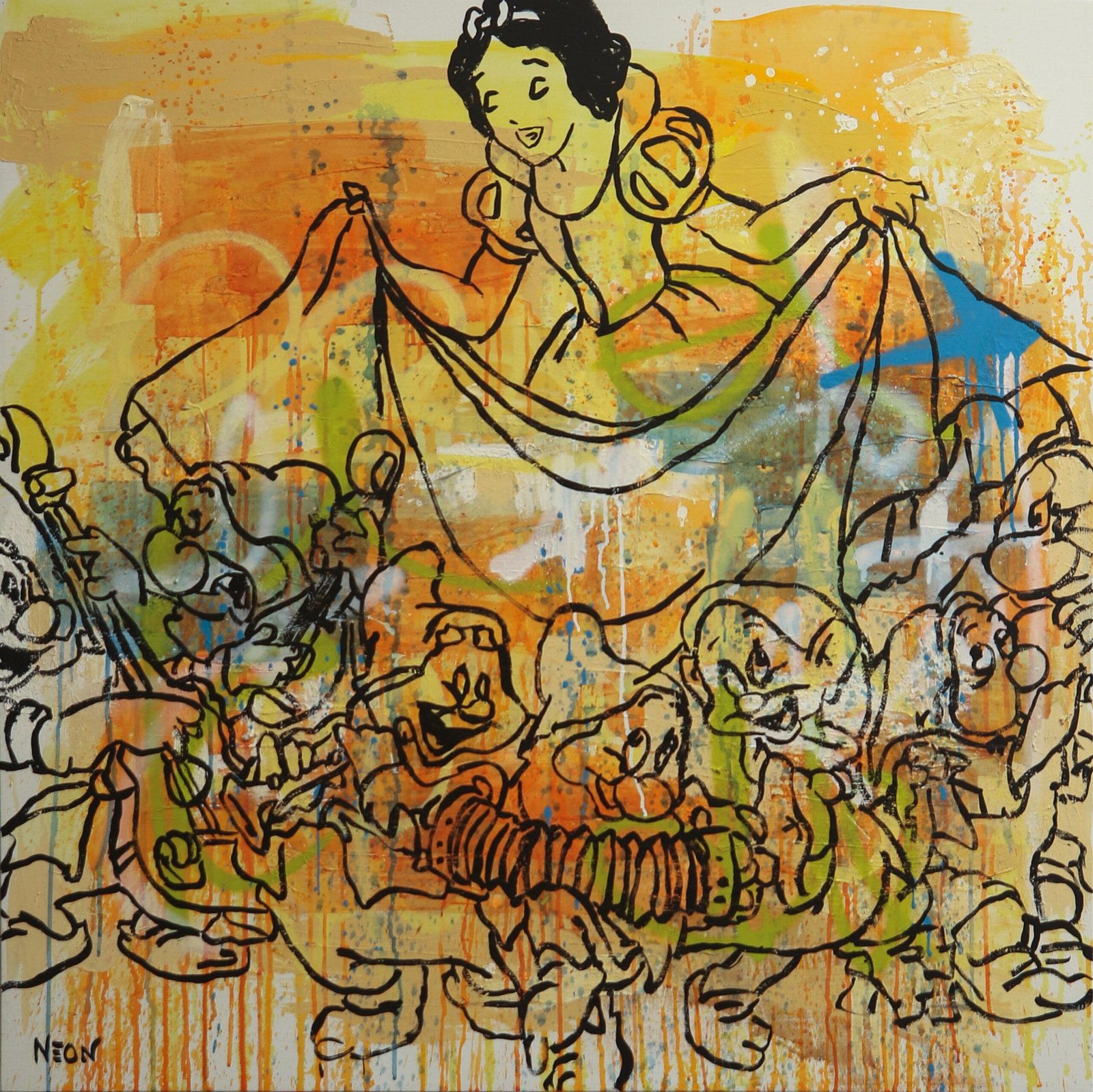 Blanca, obra de la serie Cartoons